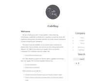Tablet Screenshot of h264-demo.code-shop.com